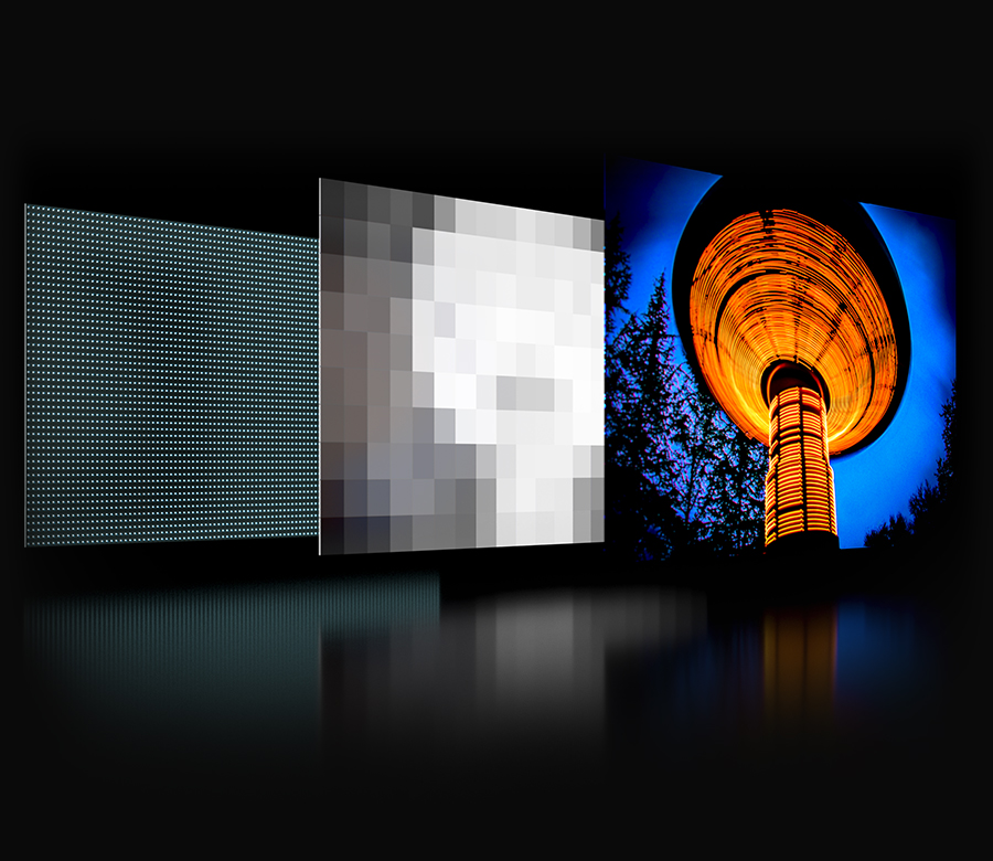 Precise local dimming and contrast