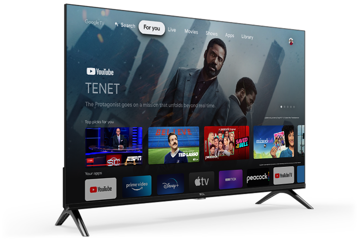 Endless Entertainment with Google TV built-in