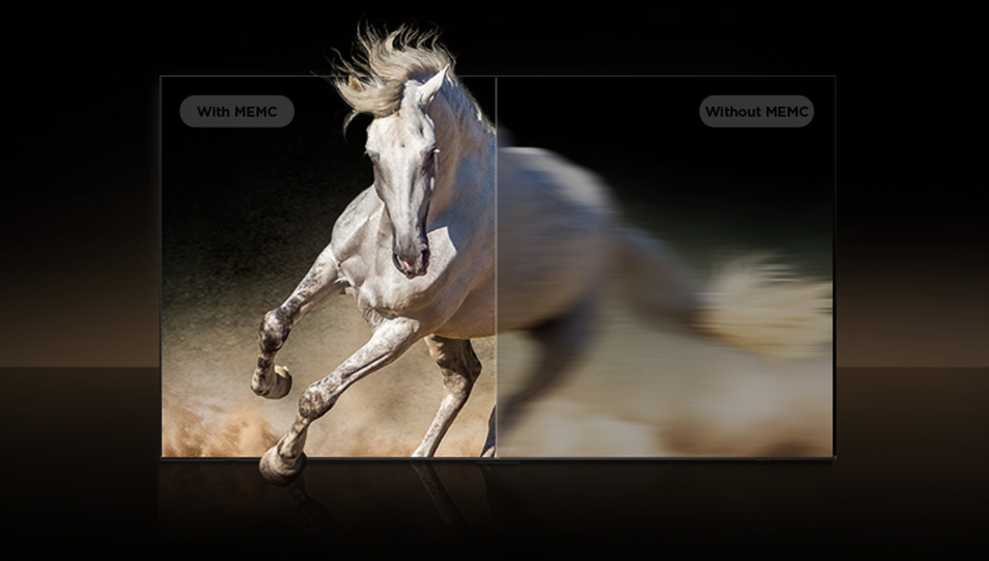 Motion Rate 240 with MEMC Frame Insertion