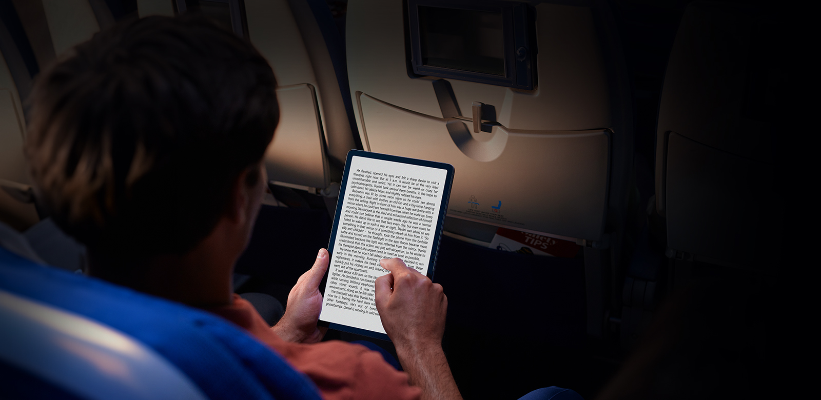 tablet in e-reader mode