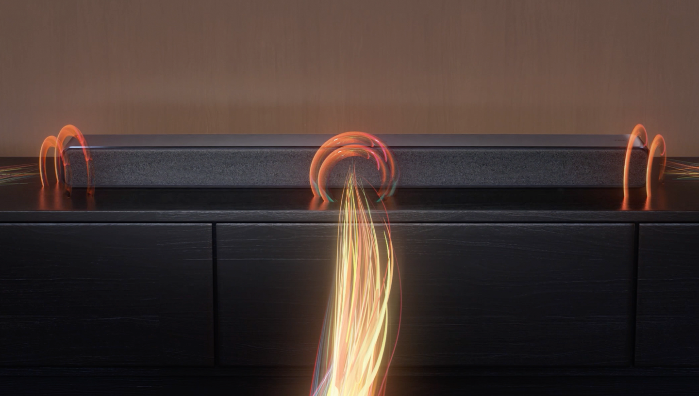 Built-in Center Speaker for Clear Dialog 