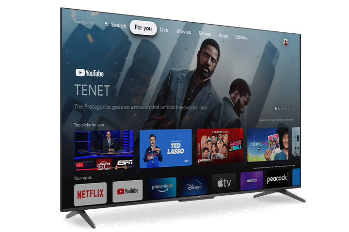 Effortless Entertainment with Google TV built-in